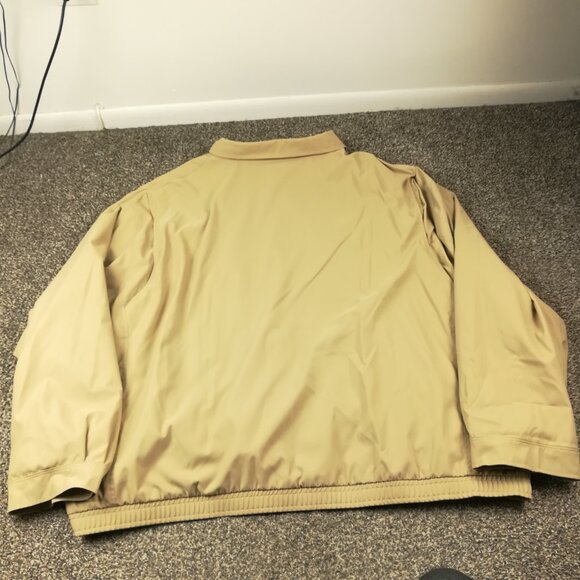 Vintage Polo Ralph Lauren Jacket Harrington Full Zip Beige Mens 6XB - Picture 7 of 10